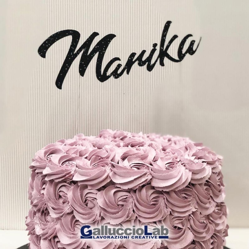 cake topper in polistirolo